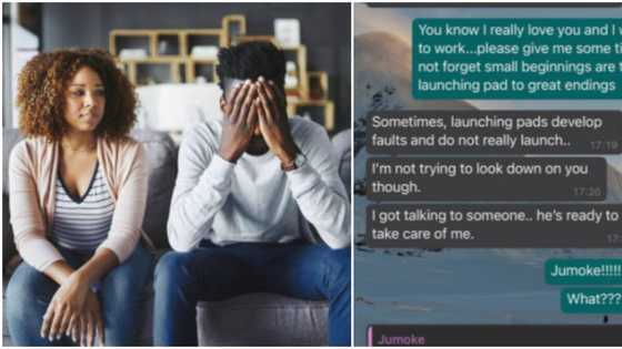 I found someone who is ready to take care of me, lady says as she breaks up with her boyfriend of two years