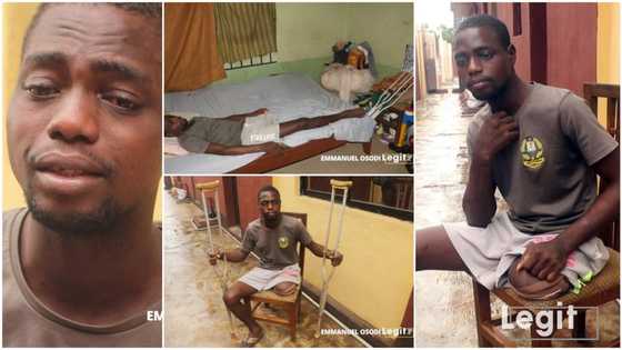 Despite losing my leg to accident, I still want to achieve my dream of becoming pastor - 29-year-old man says