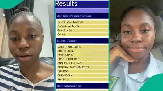 WAEC 2025 result of girl who scored 344 in JAMB exam generates buzz on social media: "God did"