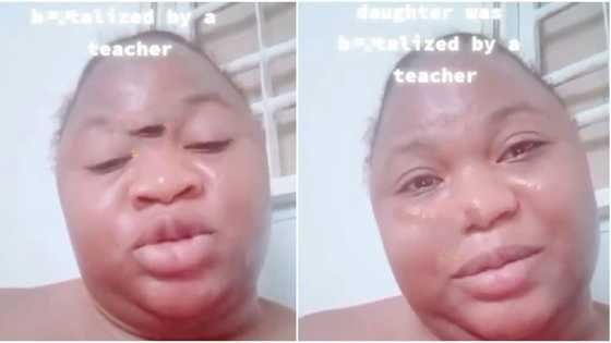 "My daugher is paralysed": Mum cries out as teacher flogs her child till she cannot walk, video goes viral