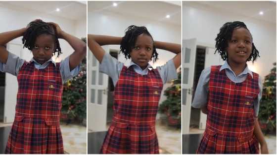"You train her well": Nigerian mum refuses to buy vacuum cleaner, orders young daughter to sweep in video