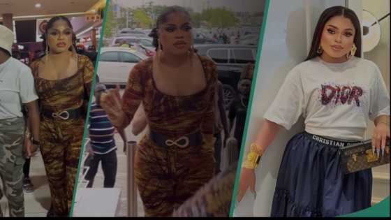 "Packaging choke": Bobrisky arrives cinema for Ajakaju movie amid sisterhood and brotherhood drama