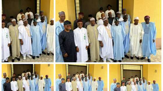 Karin Bayani da Hotuna: Tinubu ya sa labule da gwamnonin APC jim kaɗan bayan Osinbajo ya shiga takarar 2023