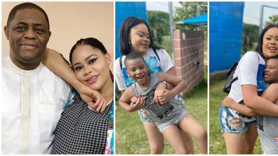 Fani-Kayode floods IG with beautiful videos as he finally allows ex-wife Precious reunite with their kids
