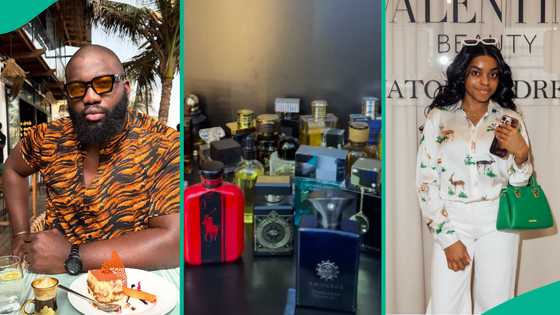 Lady accuses Opeyemi Famakin of flaunting fake perfume collection after claims no one smells better