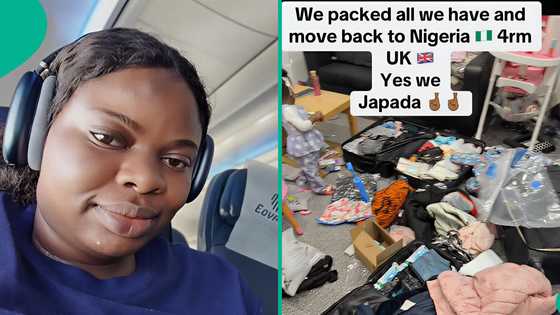 After more than 2 years in UK, family returns to Nigeria, video emerges: "New beginnings"