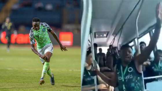 Stunning video of Ahmed Musa leading Super Eagles players in praise and worship emerges