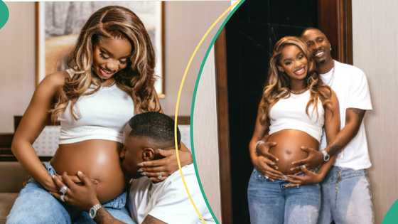 Priscilla Ojo, Juma Jux expecting 1st child, share scan of baby bump fans react: "Glory to God"