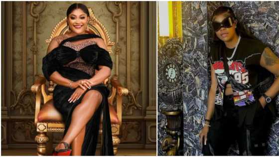 Angela Okorie threatens Uche Elendu as she releases her birth certificate: "I will soon drag u with DNA test"