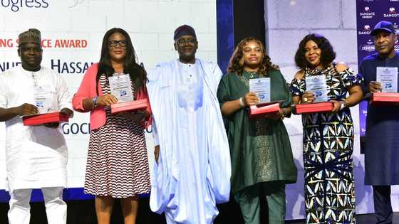 Dangote Cement Inducts Graduate Trainees To Boost Employment, Awards Outstanding Staff