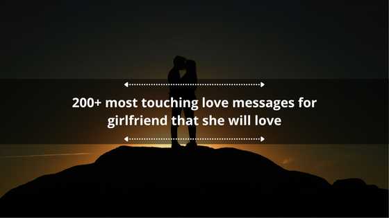 200+ most touching love messages for girlfriend that she will love