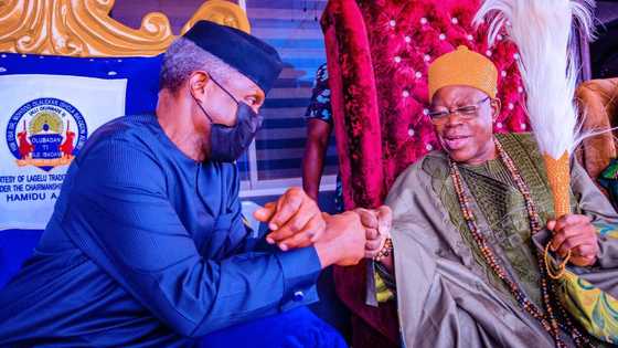 2023: In God’s name, you will be president of Nigeria, Olubadan tells Osinbajo