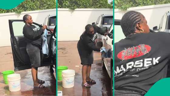 Married woman who has been washing husband's car for 5 years celebrates in video, people react