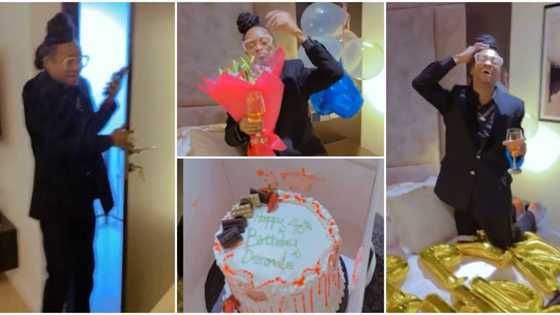 Denrele Edun at 40: TV personality starts celebration with intimate surprise from family members