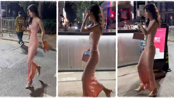 "How is this possible?" Lanky lady with extremely slim stature causes stir as her video goes viral