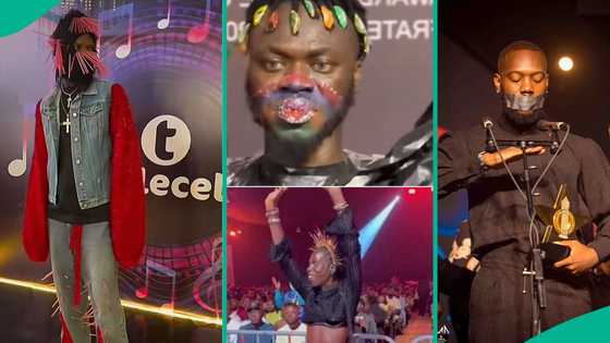 Ghana Music Awards 2025: Nigerians weigh in on celebrities' outfits in videos, ask "Na ment gala?"