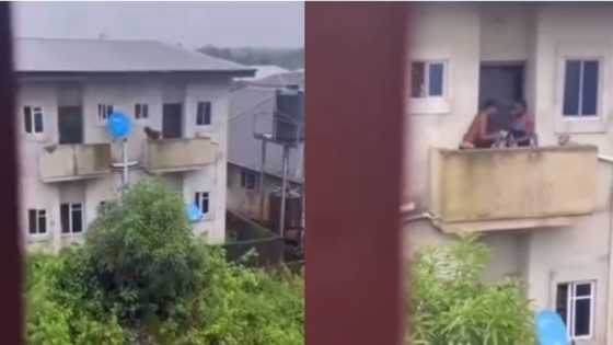 Wani mutum ya nadi bidiyon matar makwabcinsa da ta kai kwarto daki, tana kokarin fitar dashi