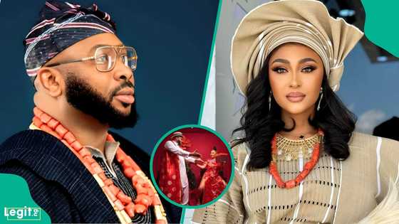Olakunle Churchill’s wedding anniversary post with Rosy Meurer resurfaces after his claim of no legal marriage