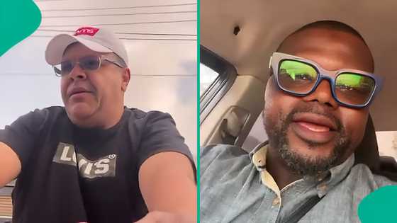 Video shows how oyinbo man rewarded driver for returning his missing wallet, people react