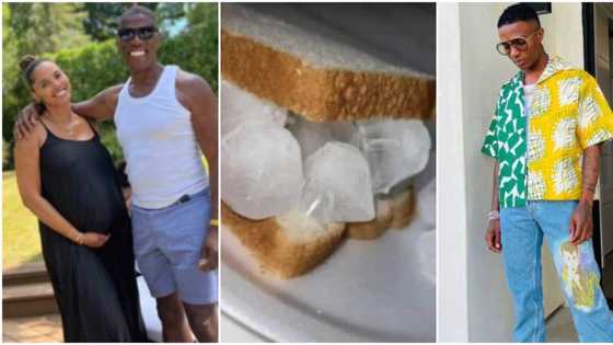 “Na boy”: Fans react as Wizkid’s heavily pregnant baby mama Jada reveals she is craving ice block and bread