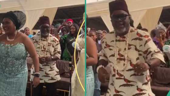 Groom’s father dazzles guests with his energetic dance moves at son’s wedding