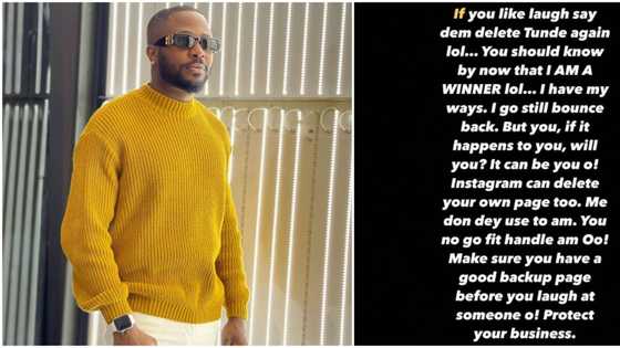 Instagram comes for Tunde Ednut again, yank his page off online platform, Nigerian celebrities show solidarity