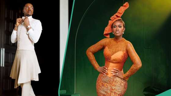 Real Warri Pikin, Veekee James, others slay in gorgeous attire for Moses Bliss' white wedding