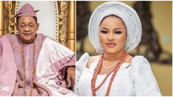 Sapa na your mate: Reactions as Alaafin of Oyo's wife Queen Dami desperately begs to return to palace
