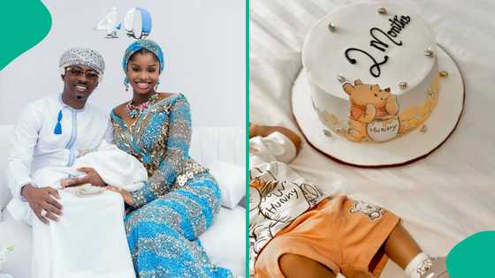 Priscilla pens sweet note as son clocks 2 months, Rakeem's cute pics trends, fans drool: “Congrats”