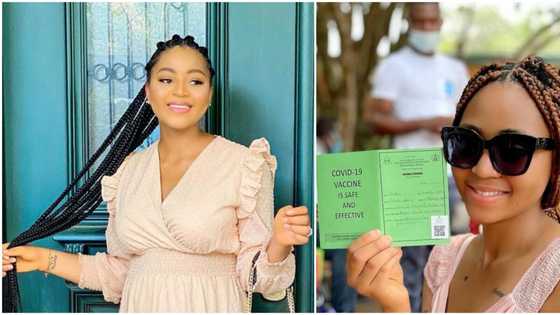 COVID 19: Actress Regina Daniels gets vaccinated, shares photos and video showing her experience