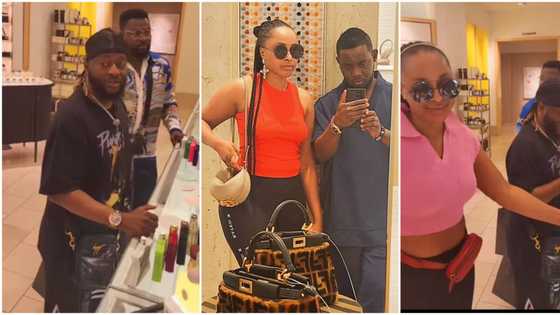 “Very grateful”: Olu Maintain takes comedian AY Makun’s wife shopping to replace some items lost in house fire