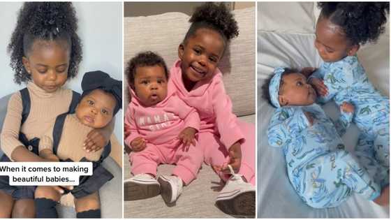 "They are precious": Little girl shows how she takes care of baby sister, video of adorable kids goes viral