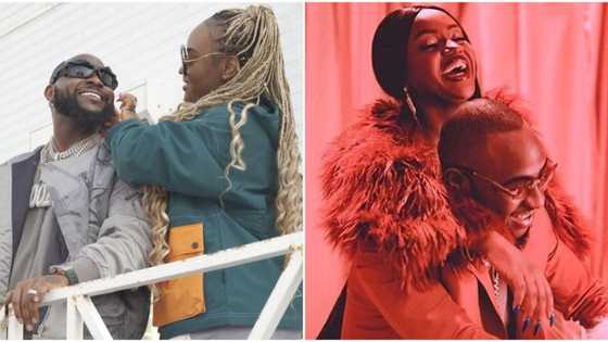 Old video showing moment Chioma asked Davido if she can have a male bestie stirs funny reactions