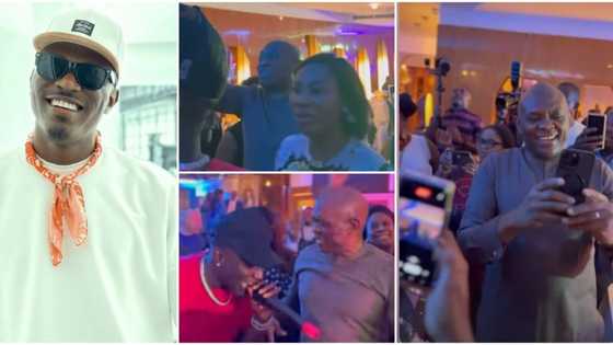 Billionaire vibes: Tony Elumelu makes Spyro perform 'Who's Your Guy' 4 times, stops DJ from changing song