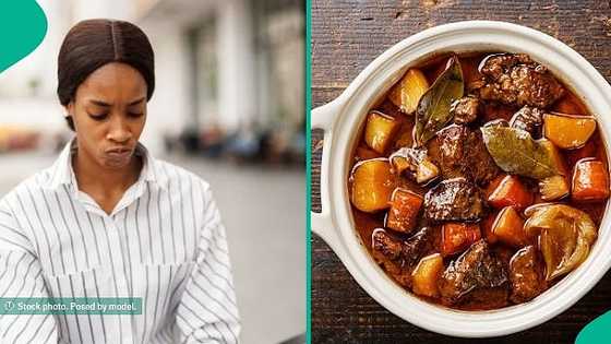 Video as lady breaks up with fiancé who counts meat in pot, says he is extremely stingy