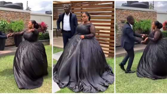 Bride in black wedding dress leaves peeps scratching their heads: "It's a no for me"