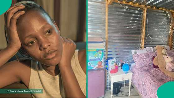 24-year-old single mum moves out of parents' house with her kids to live in iron sheets, shares why