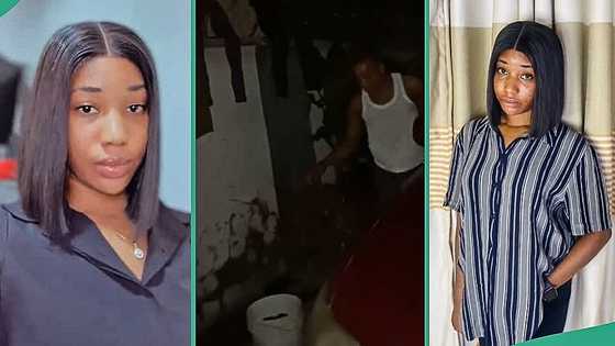 Okrika seller praises dad for always washing her new arrivals, video melts hearts