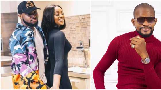 Uche Maduagwu trolls Davido over wife’s culinary skills: "She sabi cook but you never open restaurant for her"