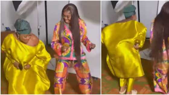 "Two queens": Fans gush as Niniola & Omawunmi turn hangout to dance contest in cute video