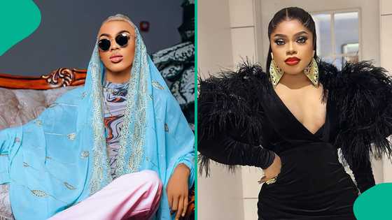 Video as James Brown reverts to male outfit, dances to Fuji music to mark Bobrisky's return