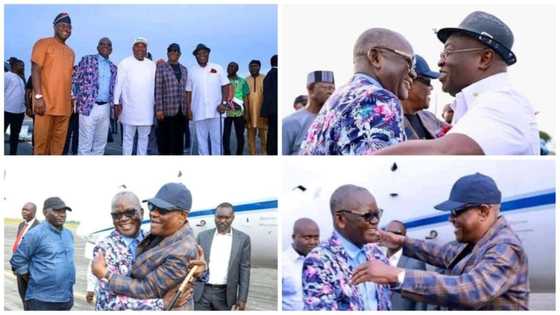 Amid growing crisis with Atiku, Wike leads 5 PDP governors to top north-central state for 1 important event