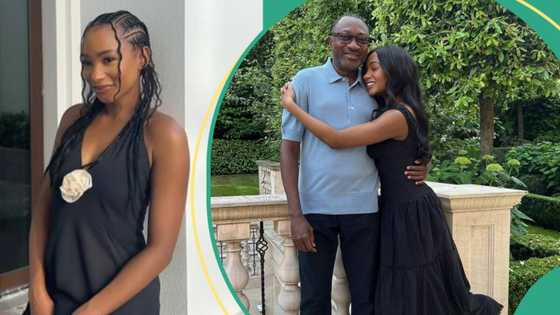 "Money na ocean": Femi Otedola narrates how Temi made him buy 2 mansions for her wedding
