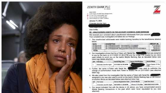 Zenith replies customer who complained N4m vanished from her account in a two-page letter