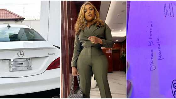 Blessing CEO celebrates 34th birthday with new Benz from IVD, writes to future husband: "I have a lot for you"