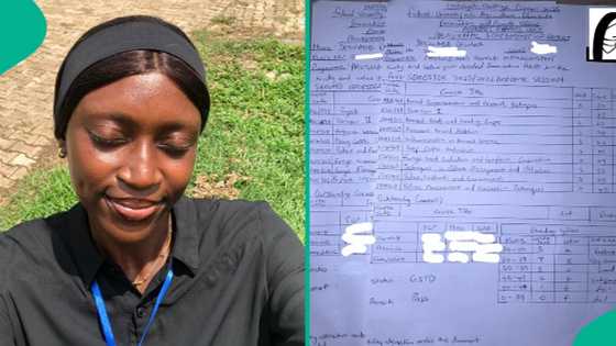 Hallelujah Challenge: Nigerian student writes out perfect final year result, photo trends