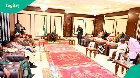 Sarki ya hada tawaga zuwa wajen Tinubu, sun goyi bayan tazarcensa a 2027