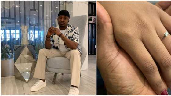 Wedding bells: I asked and she said yes, Funnybone proposes, many anticipate as he flaunts lover's hand