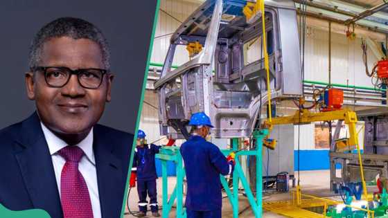 Dangote explains why he invested in vehicles, competes with Innoson as he names real owner of plant