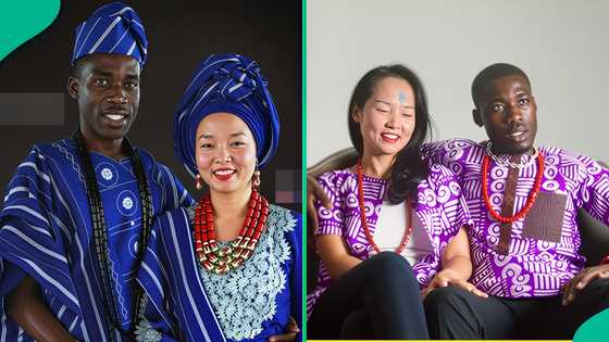 Korean lady who visited Nigeria for work shares how she found love and married Nigerian man